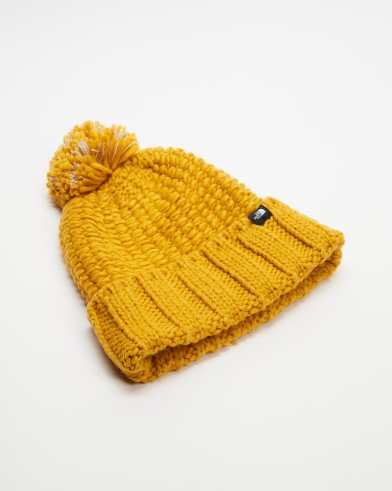 أرووود أصفر وجه الشمال قبعة صغيرة دافئة مكتنزة