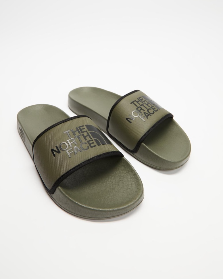 ذا نورث فيس شبشب بقاعدة معسكر 3 رجال رمادي داكن أخضر