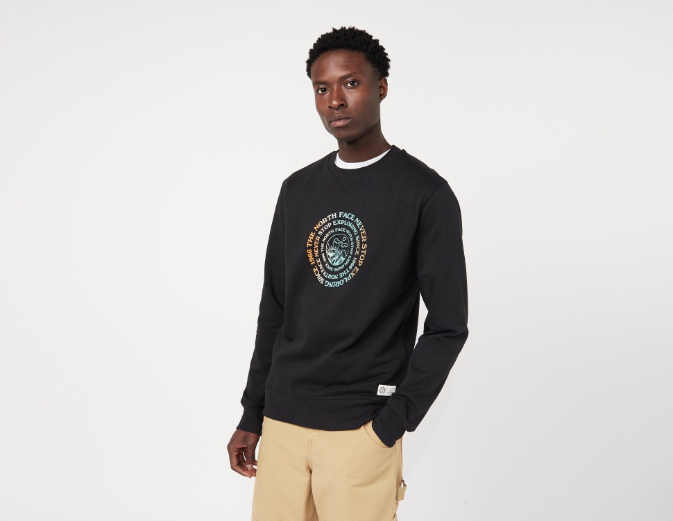 أسود الوجه الشمالي Regrind رقبة الطاقم