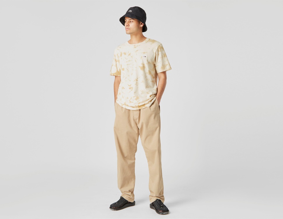 أخضر تي شيرت ذو وجه شمالي صبغ نباتي