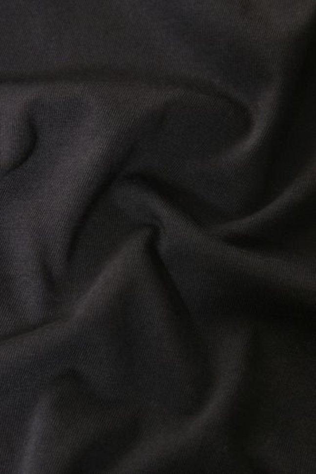 تي شيرت أسود مريح صديقها وجه الشمال