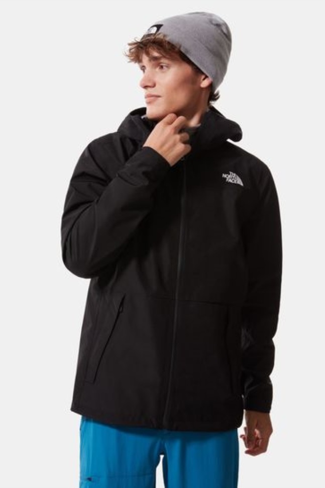 سترة سوداء خفيفة الوزن للوجه الشمالي