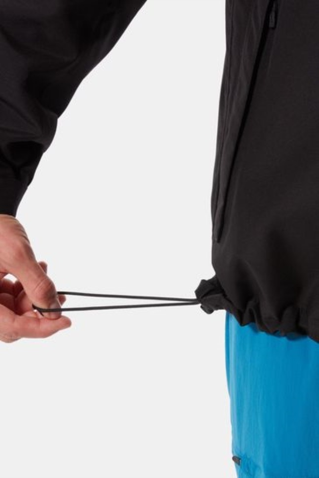 سترة سوداء خفيفة الوزن للوجه الشمالي