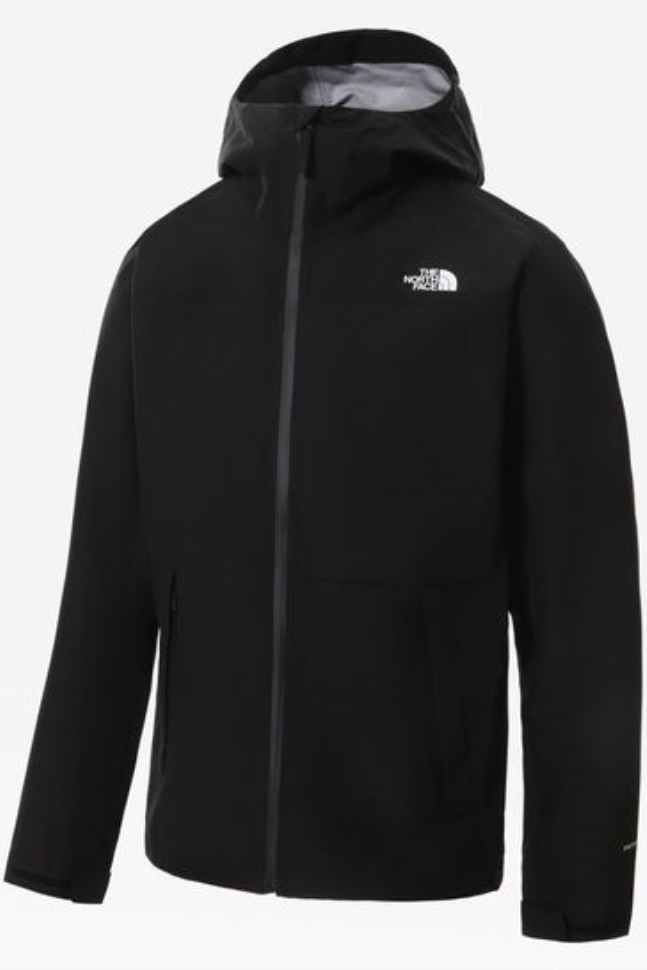 سترة سوداء خفيفة الوزن للوجه الشمالي