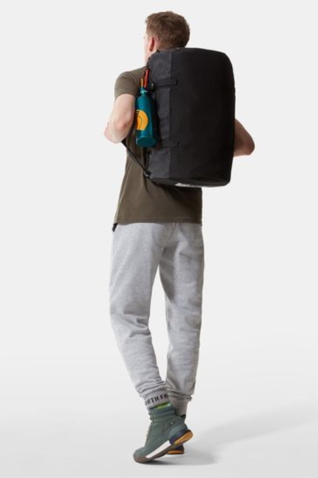 كيس واق من المطر صغير أسود قاعدة المخيم الوجه الشمالي