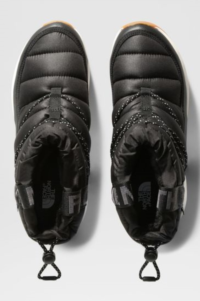 أحذية الدانتيل الأسود الحرارية الوجه الشمالي