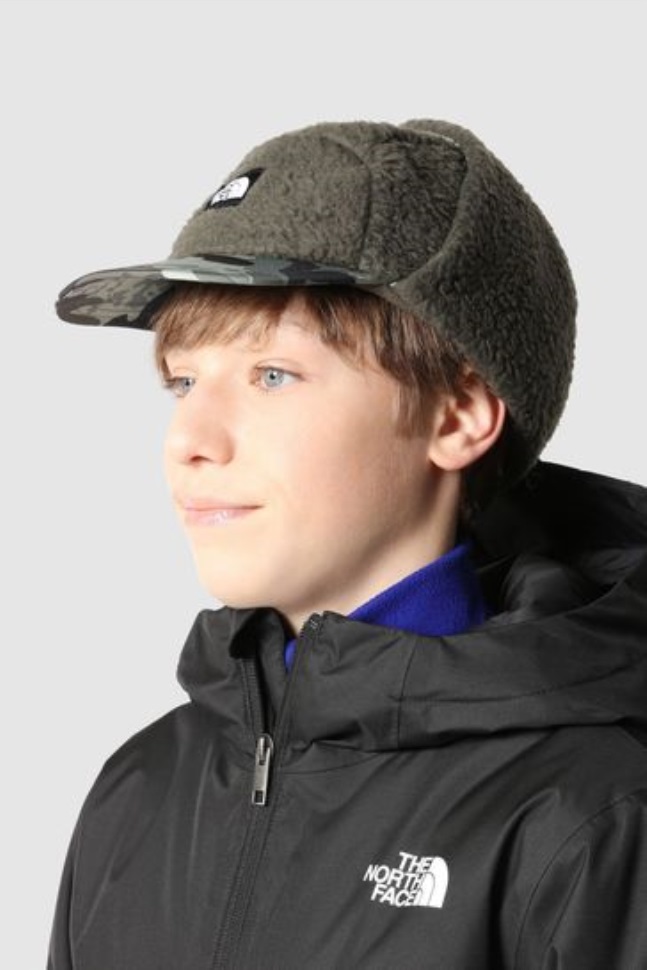 قبعة صياد الصوف الخضراء للأطفال من الشمال