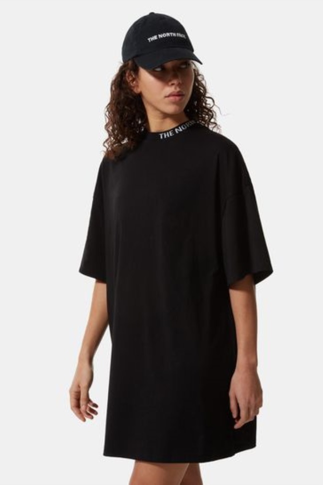 فستان تي شيرت أسود Zumu الوجه الشمالي