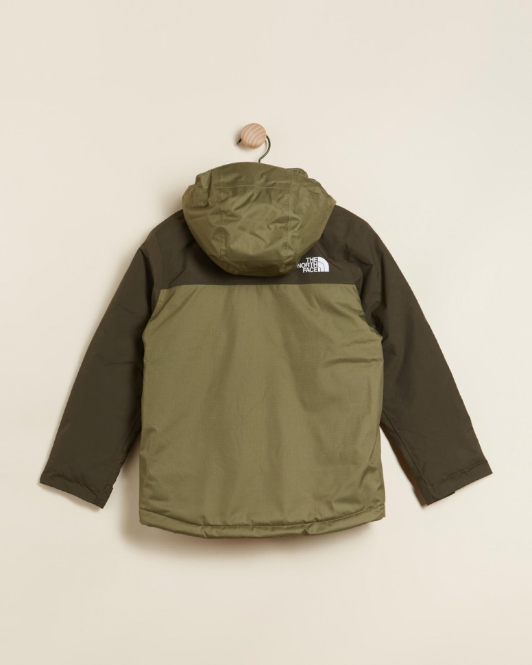 يواجه الشمال ثلج أخضر زيتوني بالإضافة إلى سترة معزولة للأطفال