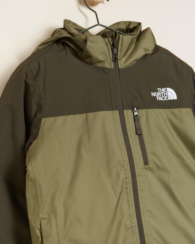 يواجه الشمال ثلج أخضر زيتوني بالإضافة إلى سترة معزولة للأطفال