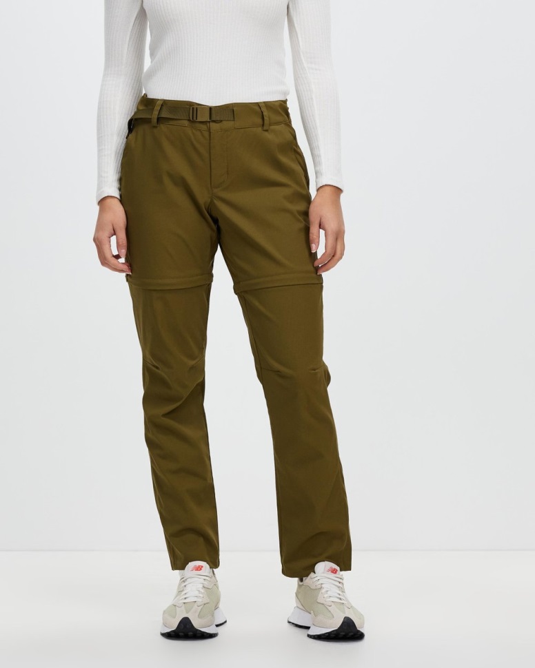 سروال منتصف الارتفاع قابل للتحويل بارماونت تريل عسكري زيتوني الوجه الشمالي