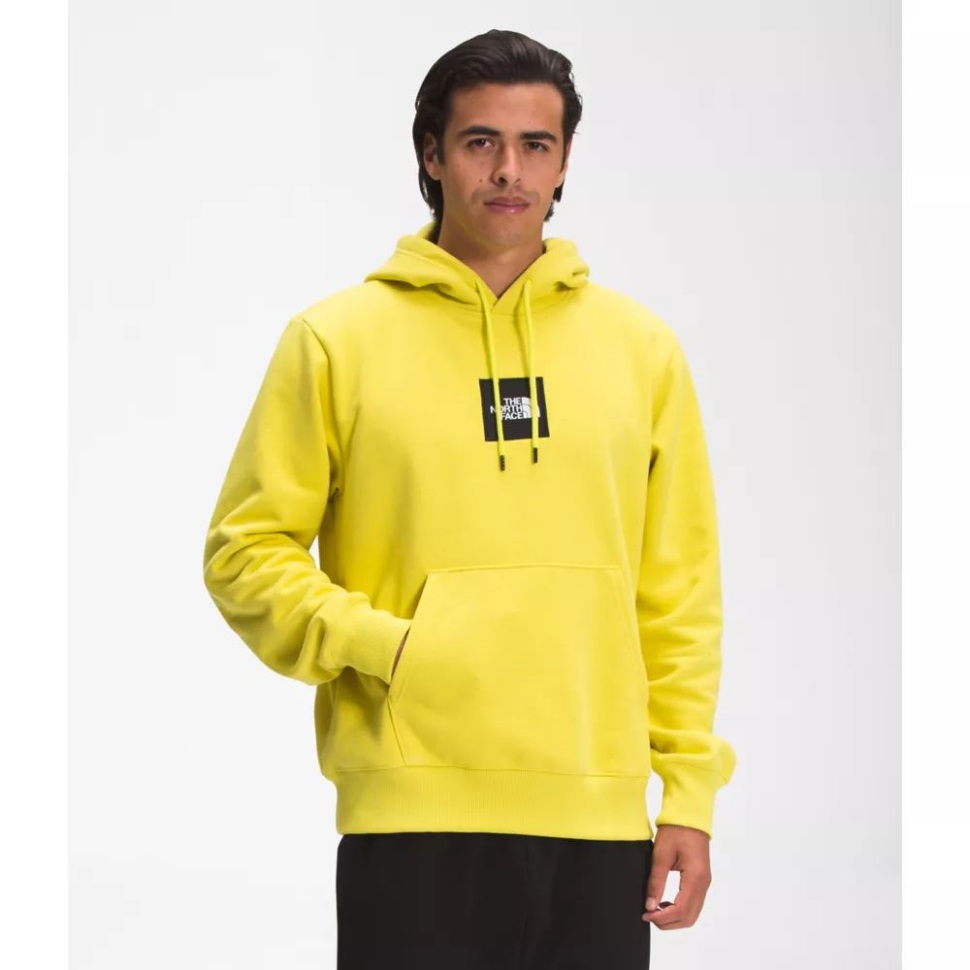 هوديي بغطاء للرأس أصفر بحمض الوجه الشمالي للرجال