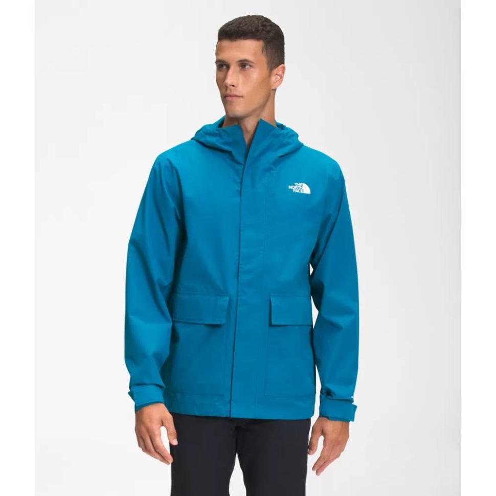 بانف الأزرق الرجال سترة السرو المطر الوجه الشمالي