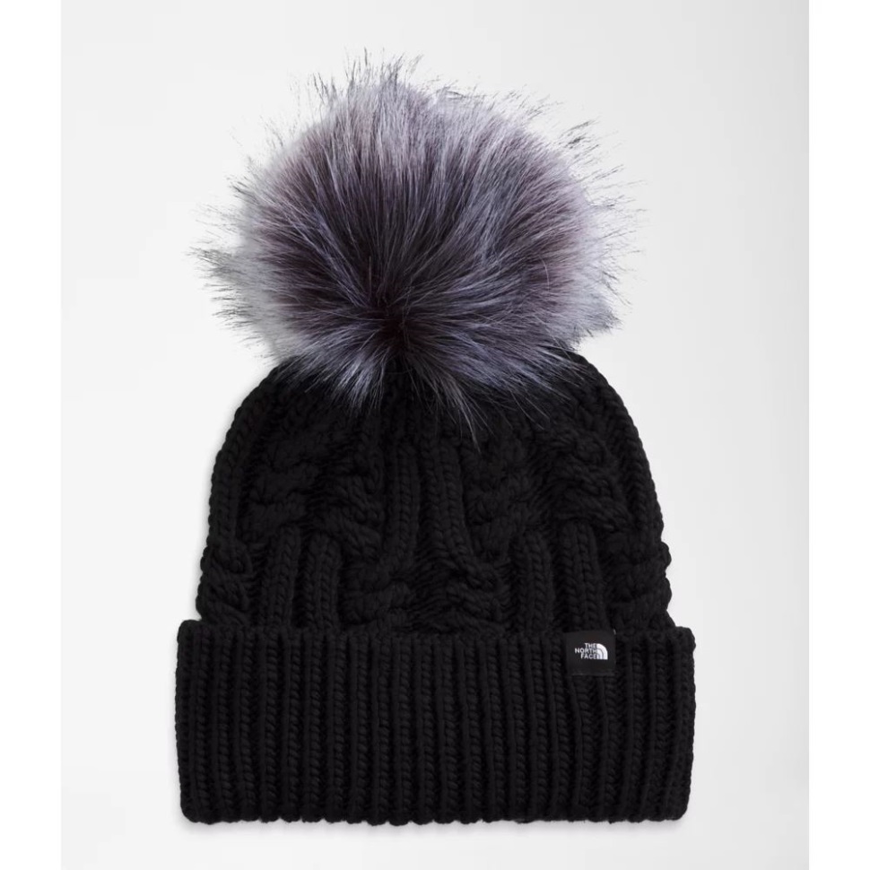 قبعة أطفال سوداء من ذا نورث فيس ، قبعة صغيرة من الفرو
