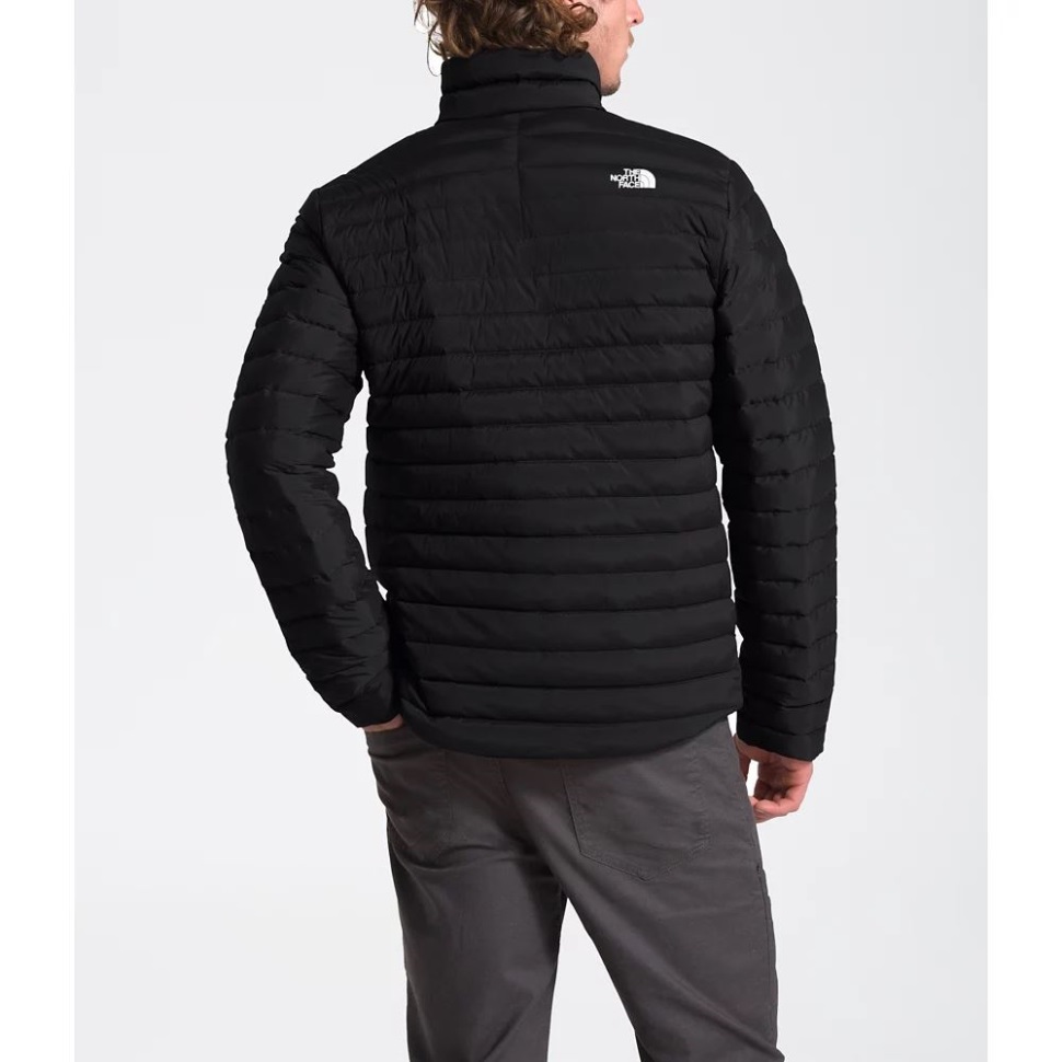 أسود الوجه الشمالي الرجال تمتد أسفل سترة