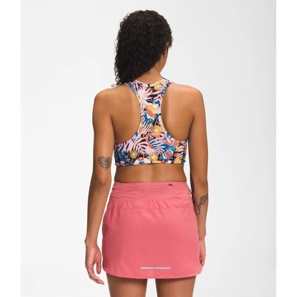 أسود المرأة الوجه الشمالي المطبوعة حمالة الصدر خط الوسط