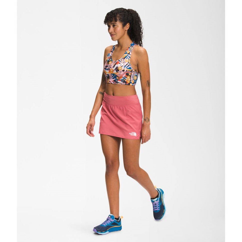 أسود المرأة الوجه الشمالي المطبوعة حمالة الصدر خط الوسط