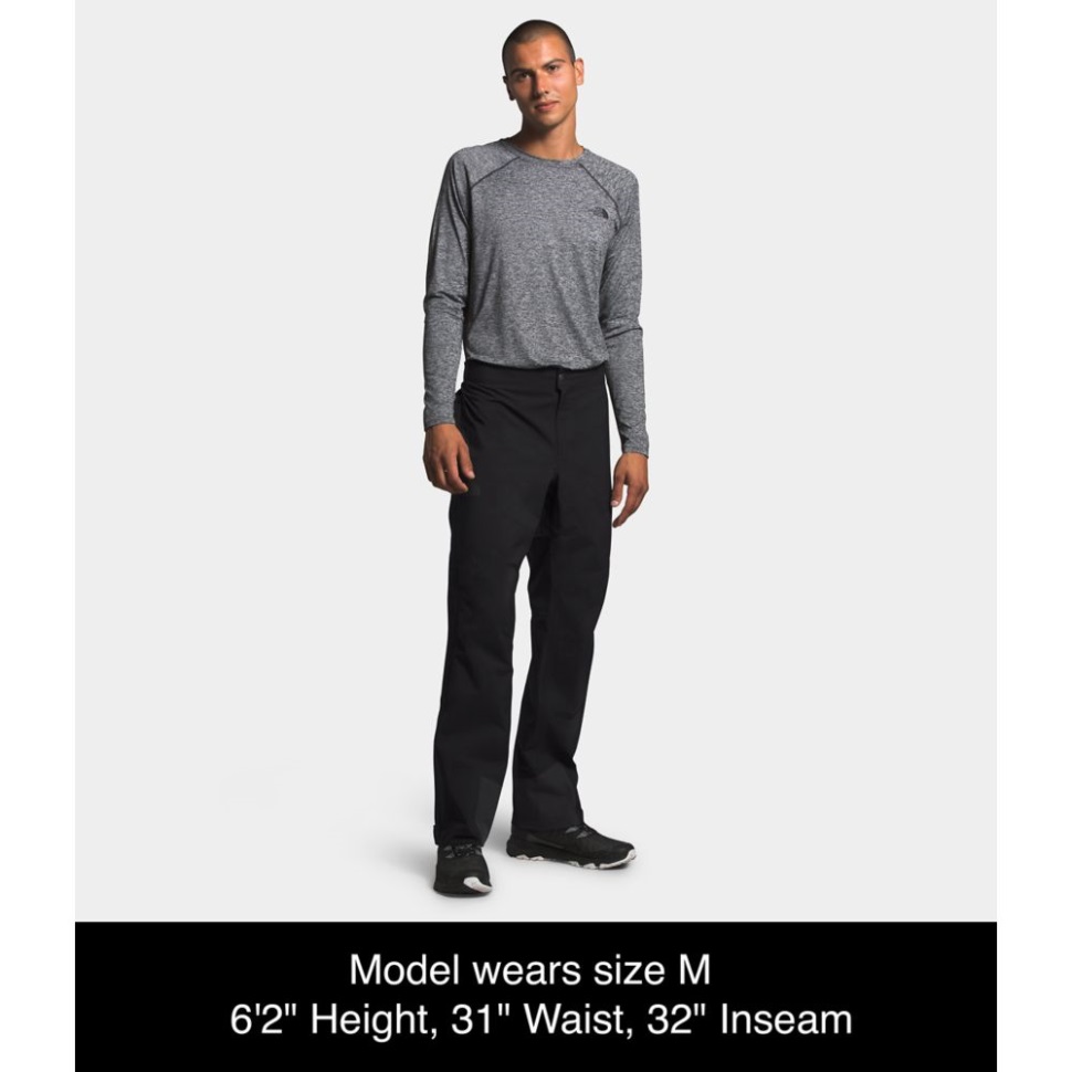 Dryzzle Futurelight بنطلون بسحاب كامل أسود الوجه الشمالي