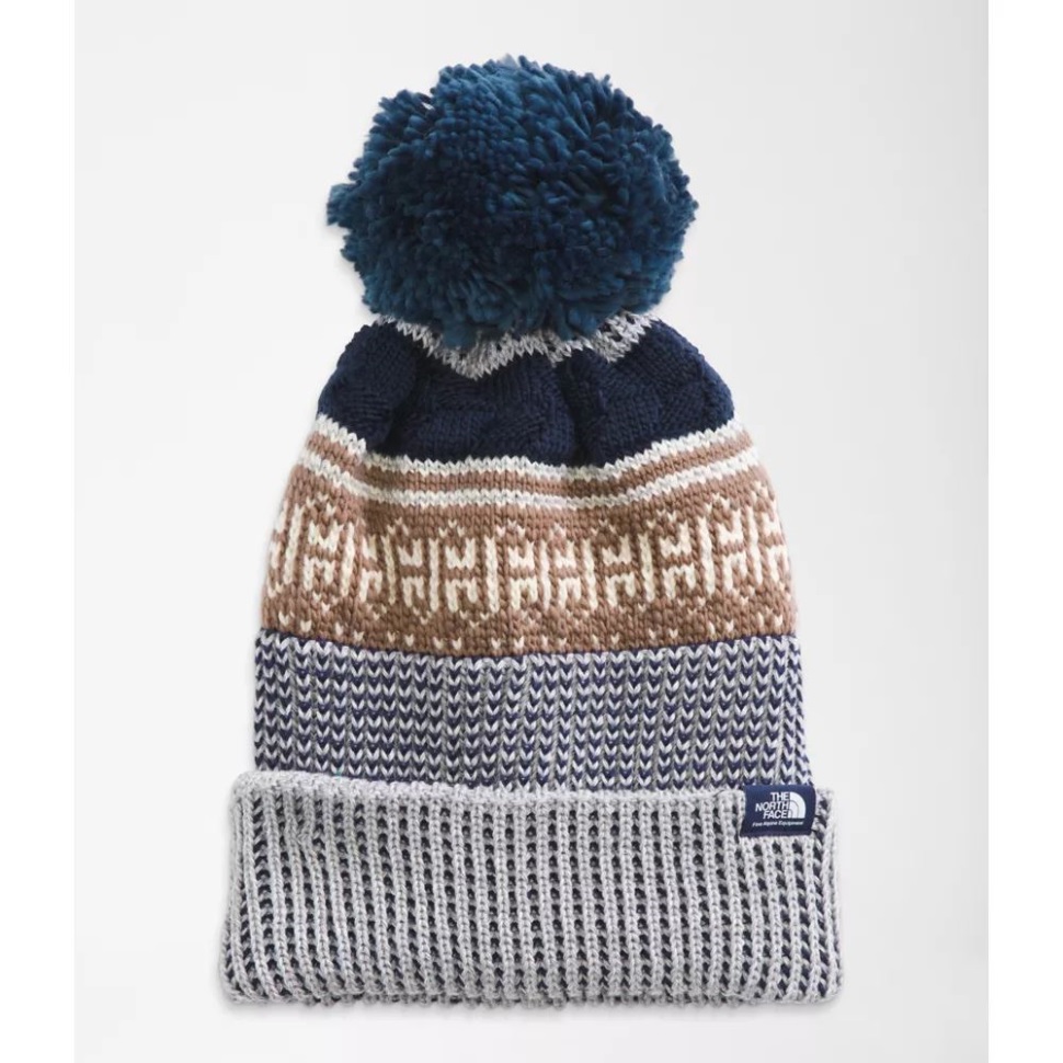 Fair Isle Beanie رمادي وجه الشمال
