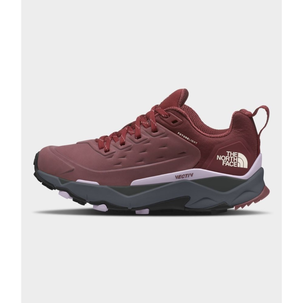 الزنجبيل وجه الشمال النساء Vectiv Exploris حذاء جلد طبيعي فاتح