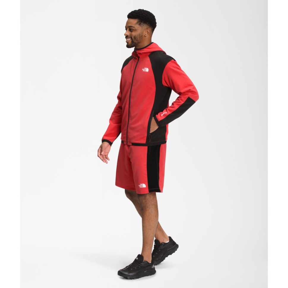 Horizon Red The North Face Men Tekware Full Zip هوديي