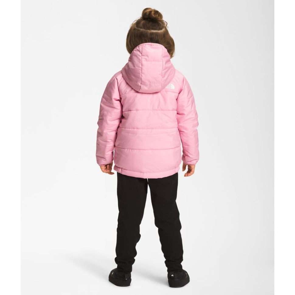 جاكيت بغطاء رأس للأطفال قابل للعكس من Perrito وردي حجاب الوجه الشمالي