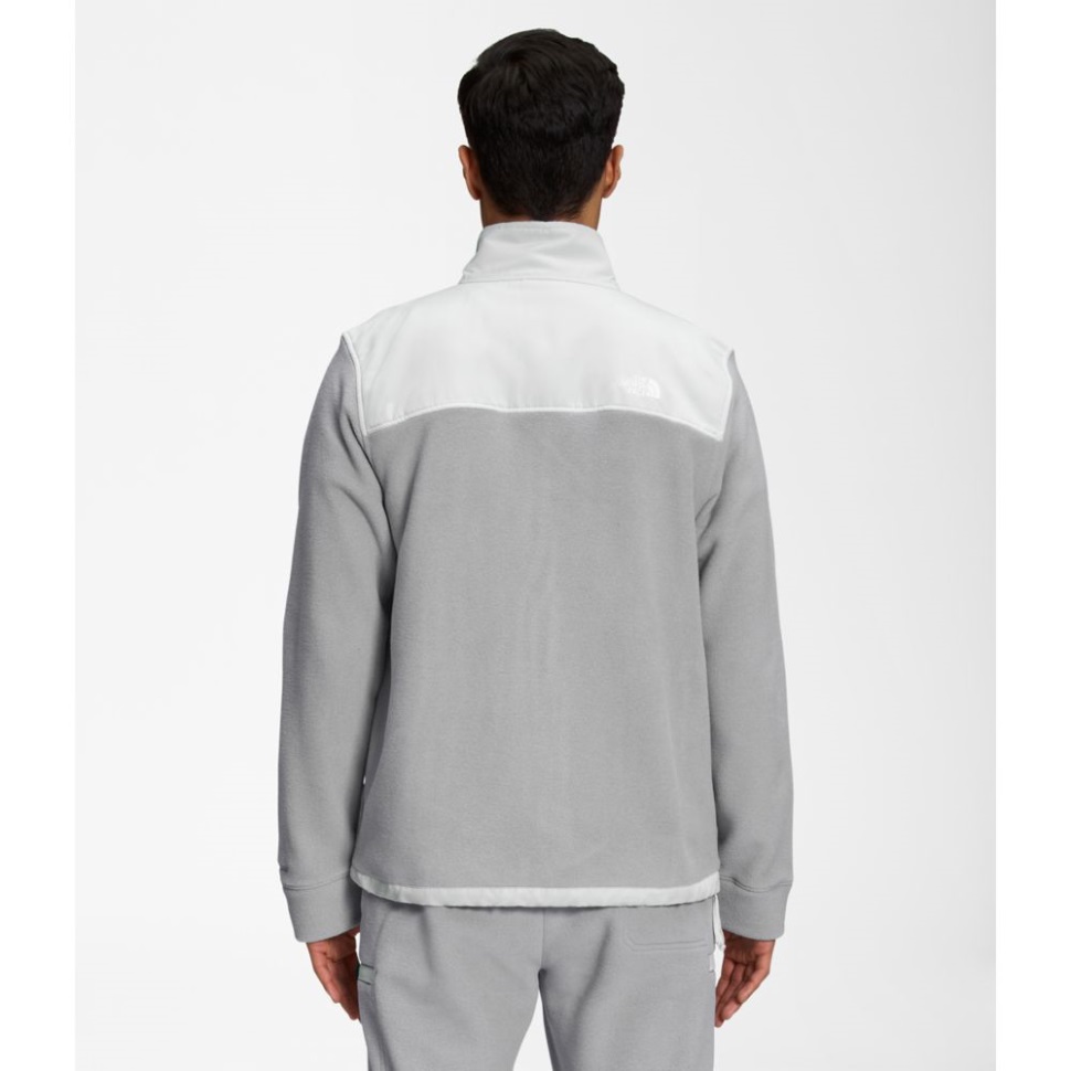 الرجال Alpine Polartec 200 كامل البريدي سترة رمادي الوجه الشمالي