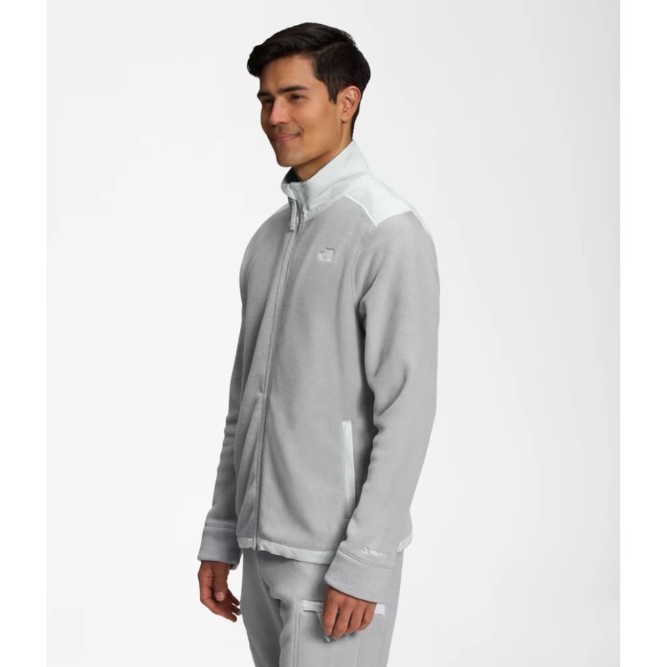 الرجال Alpine Polartec 200 كامل البريدي سترة رمادي الوجه الشمالي