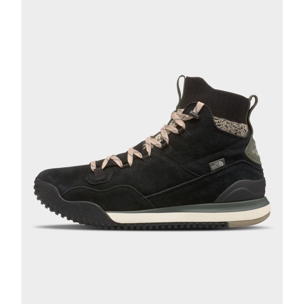 الرجال العودة إلى Berkeley III أحذية رياضية مضادة للماء الوجه الشمالي الزعتر الأسود