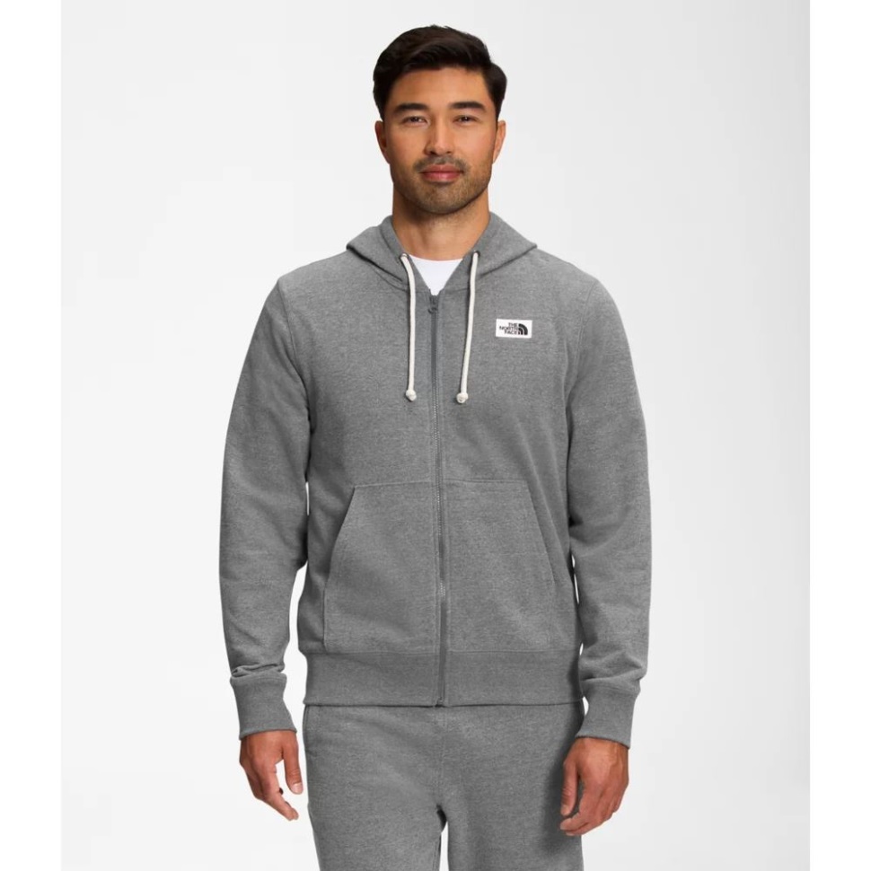 الرجال التراث التصحيح هوديي الرمز البريدي الكامل رمادي الوجه الشمالي