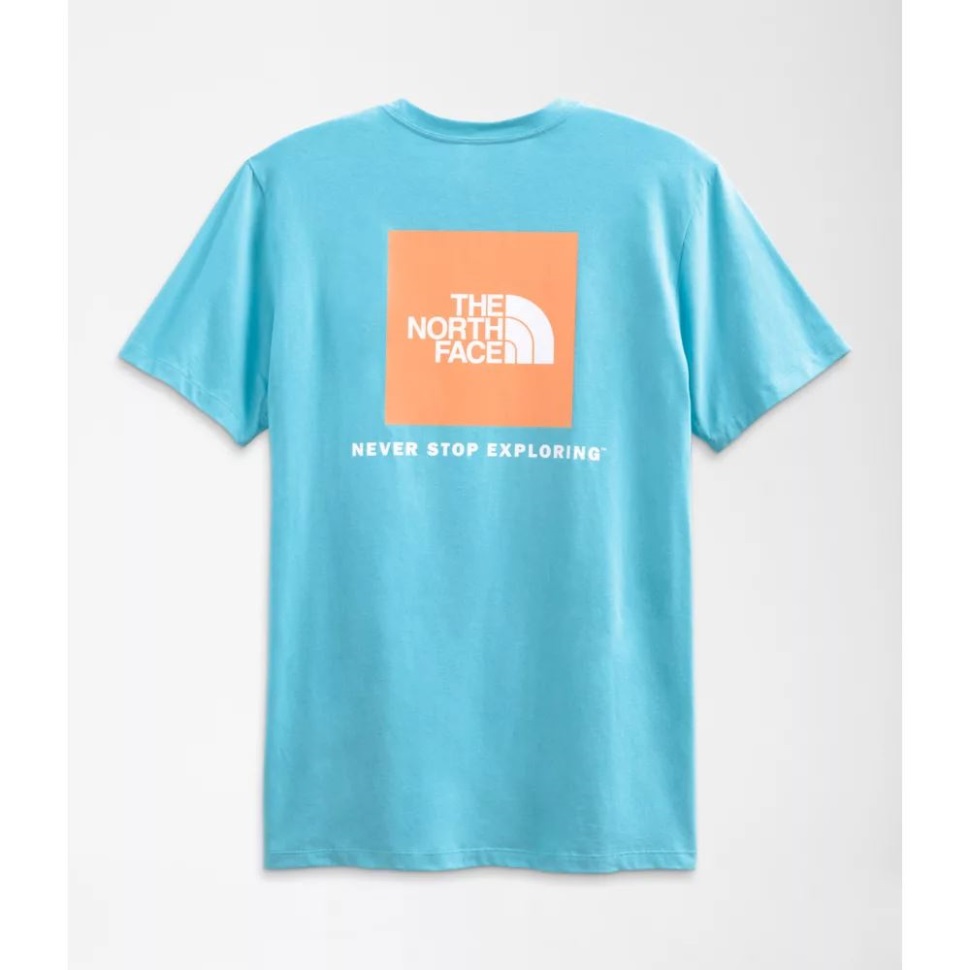 الرجال قصيرة الأكمام مربع Nse قمزة الوجه الشمالي نورس الأزرق