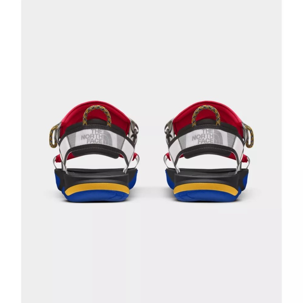 صندل رياضي للرجال من سكينا الوجه الشمالي أحمر أسود