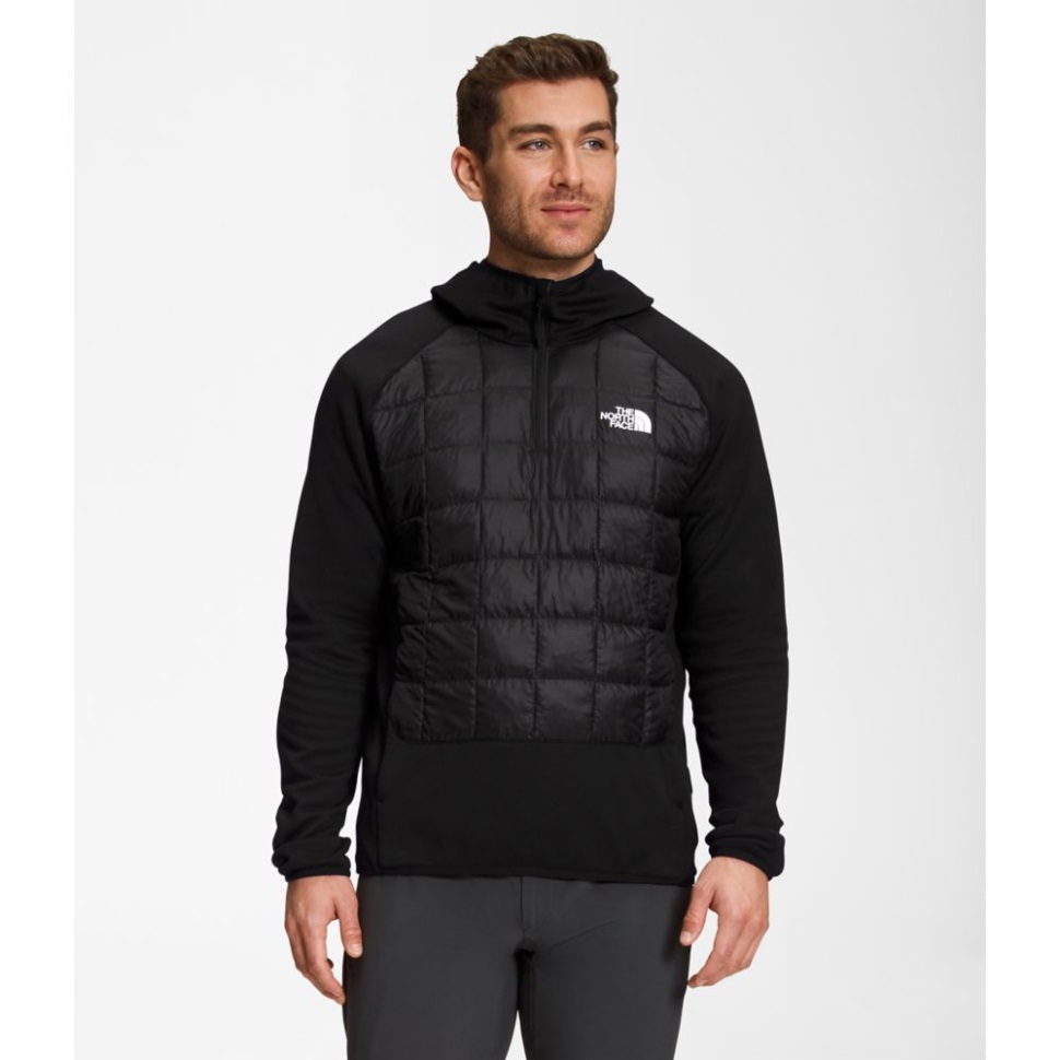 سترة الرجال الحرارية الحرارية الهجين 2.0 الوجه الشمالي الأسود