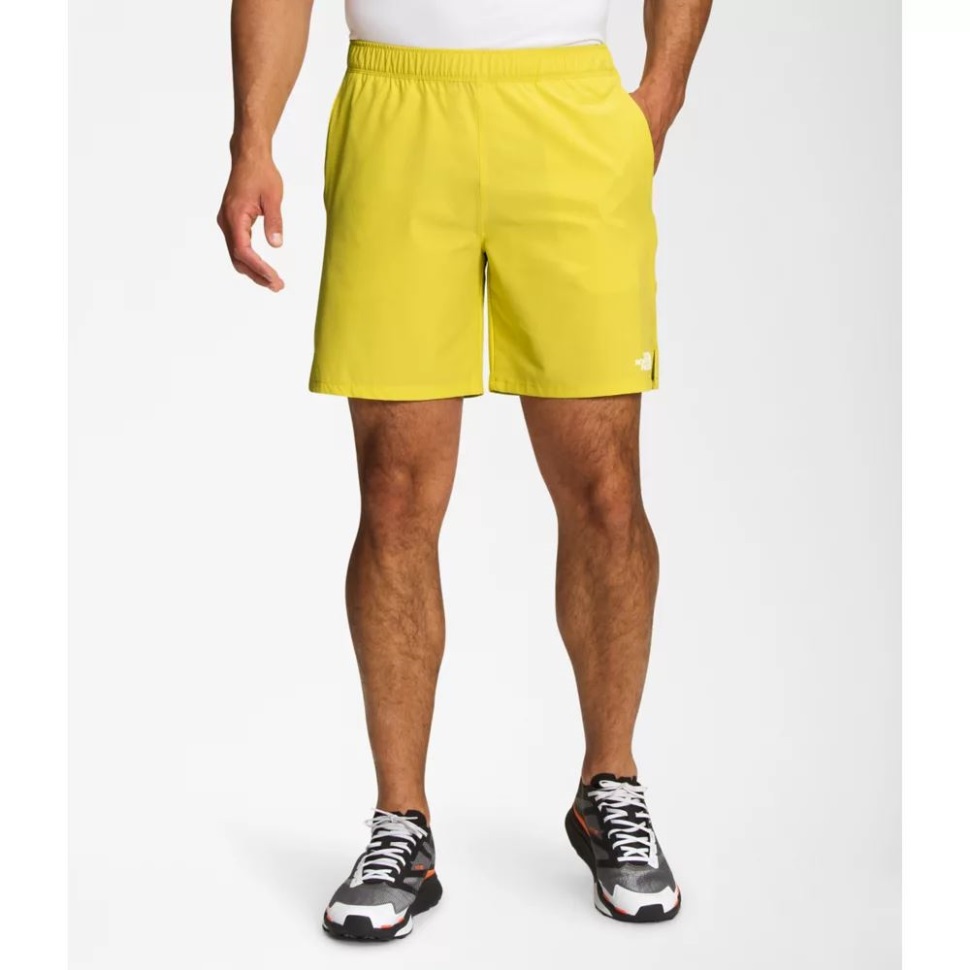 يتجول الرجال شورت حامض أصفر الوجه الشمالي