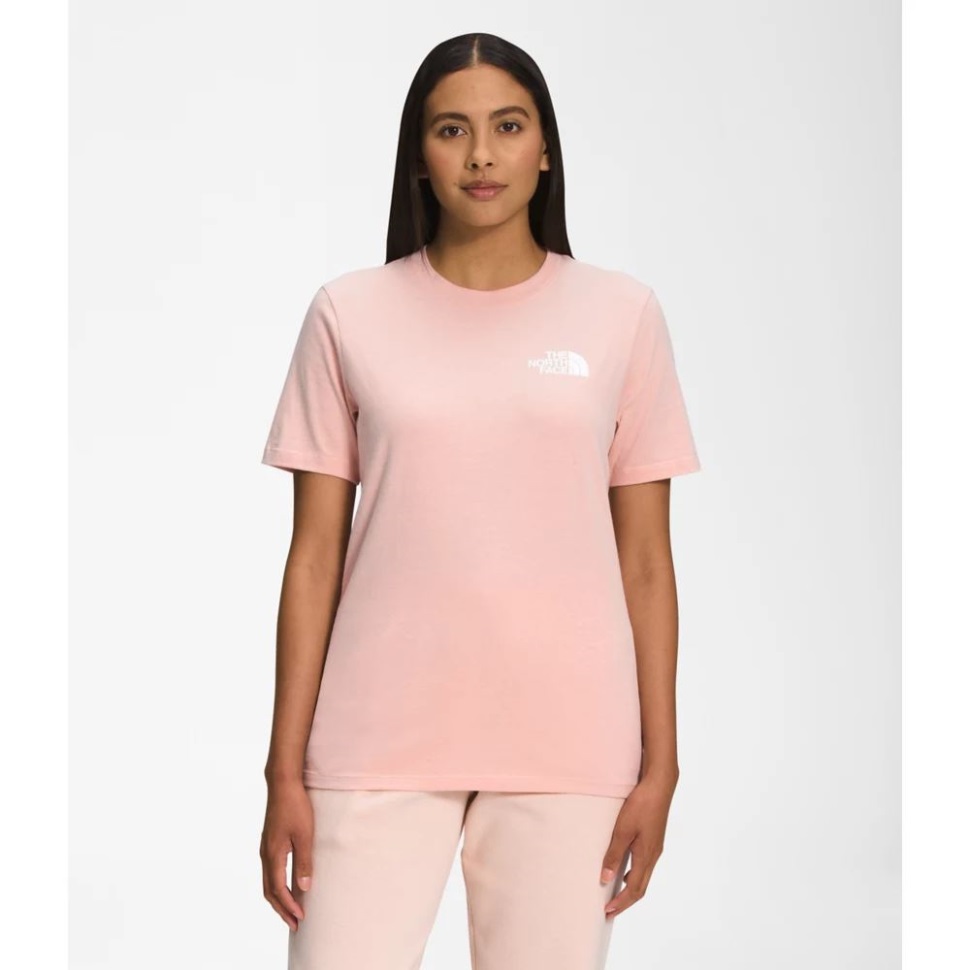 الرمال الوردي المرأة قصيرة الأكمام مربع Nse قمزة الوجه الشمالي