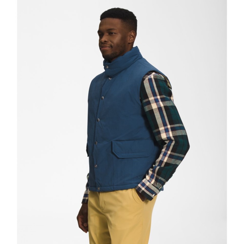 الرجال الأزرق المظلل Thermoball سترة الوجه الشمالي