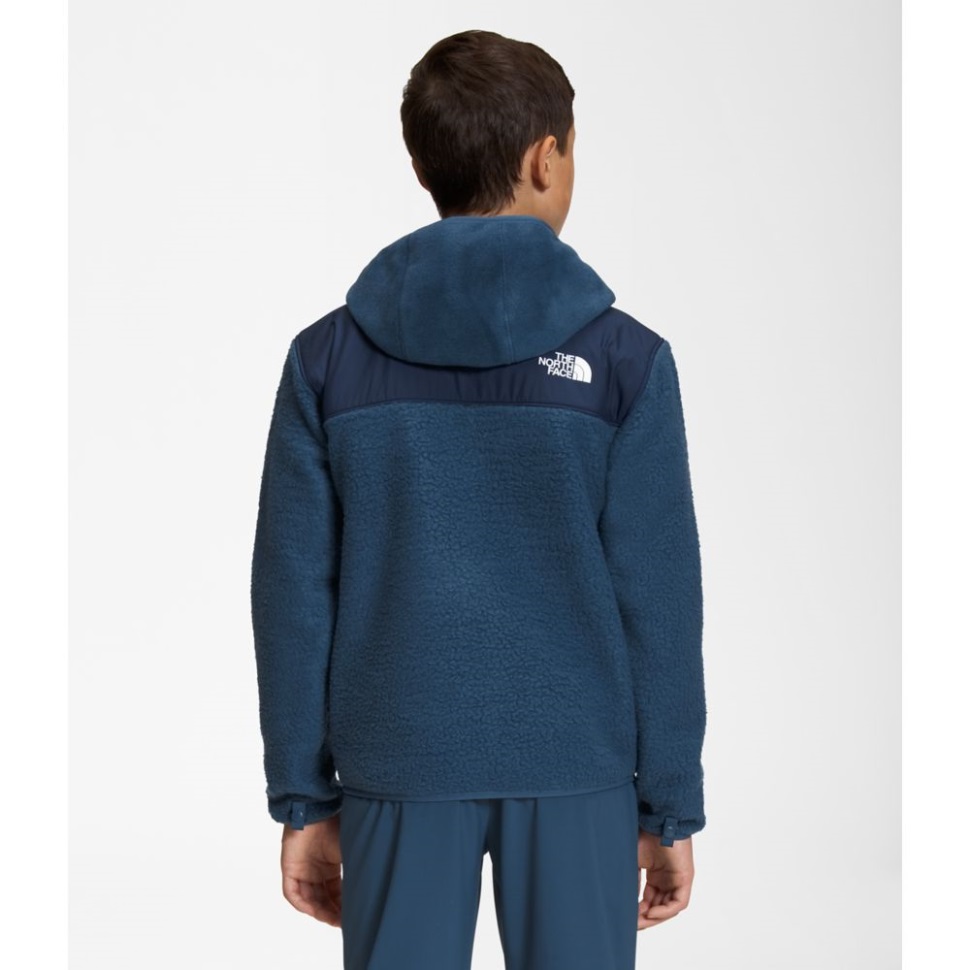 جاكيت ذا نورث فيس للأولاد من فورست صوف بسحّاب كامل وسحّاب كامل