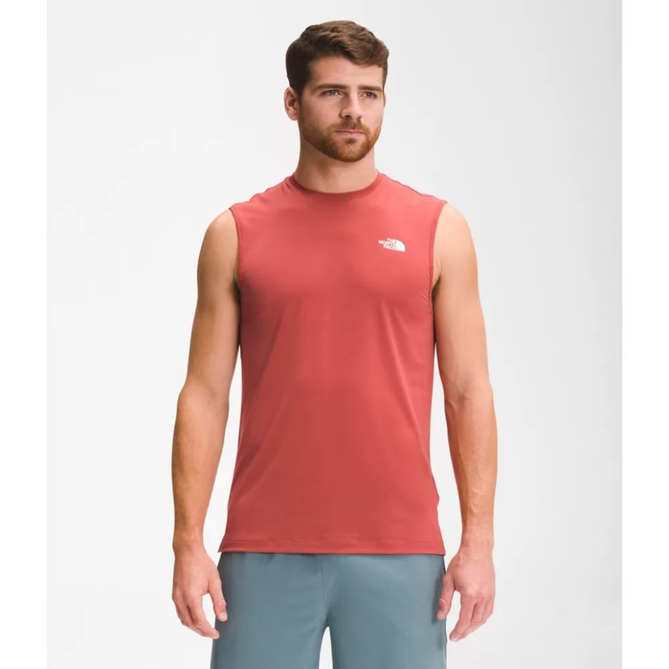 توابل حمراء الوجه الشمالي رجال تجول بلا أكمام