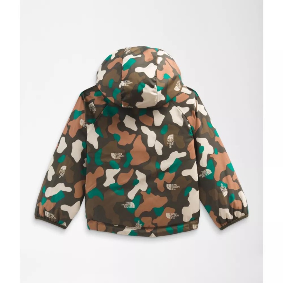 جاكيت بيريتو بغطاء للرأس قابل للعكس للوجه الشمالي باللون الأخضر الداكن الجديد