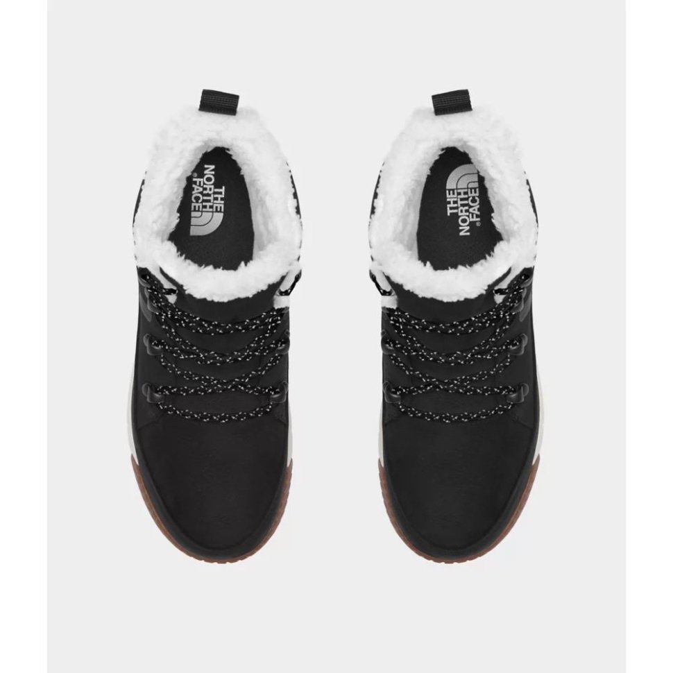 حذاء سييرا دانتيل متوسط ​​أسود من ذا نورث فيس