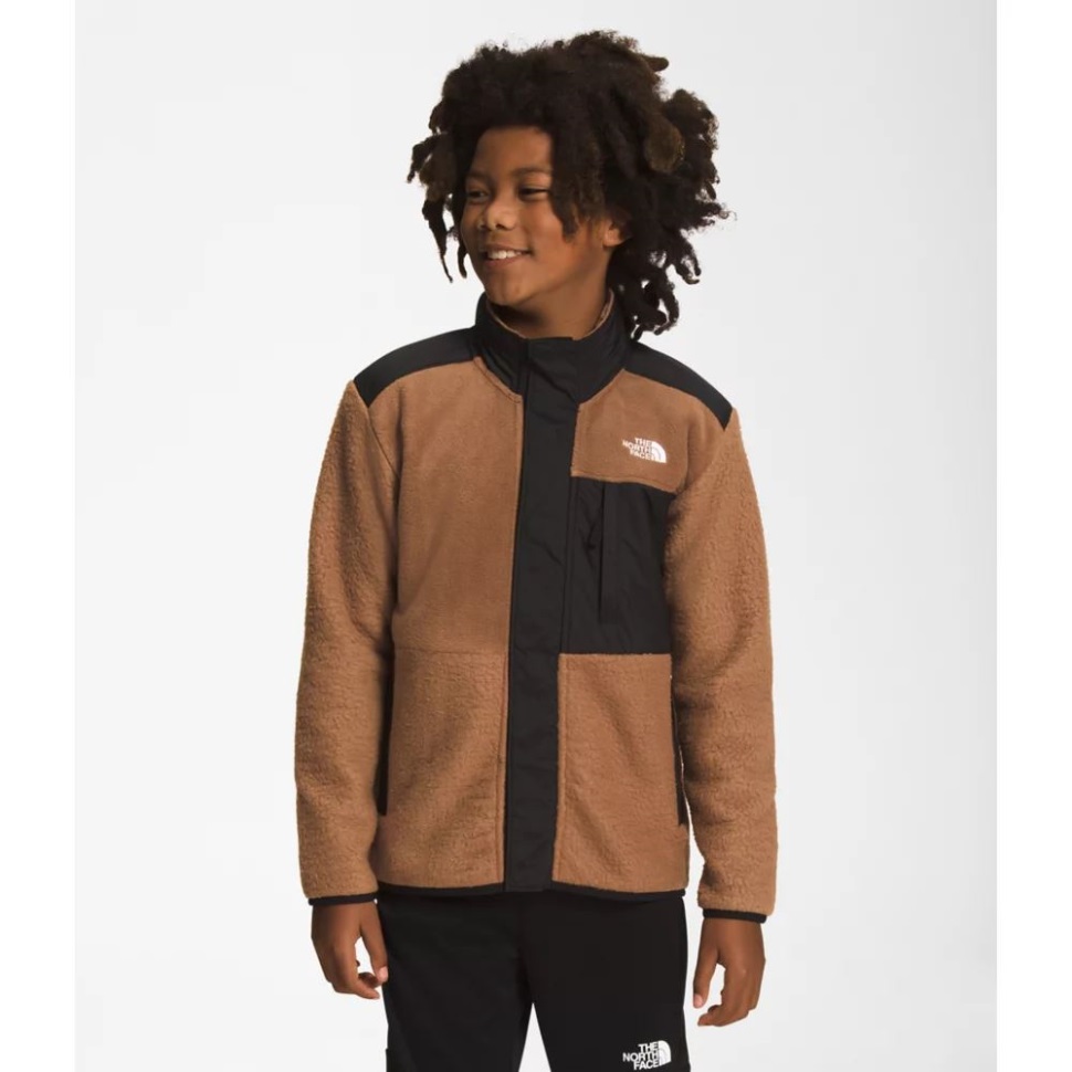 جاكيت فورست للأولاد من نورث فيس لون بني محمص