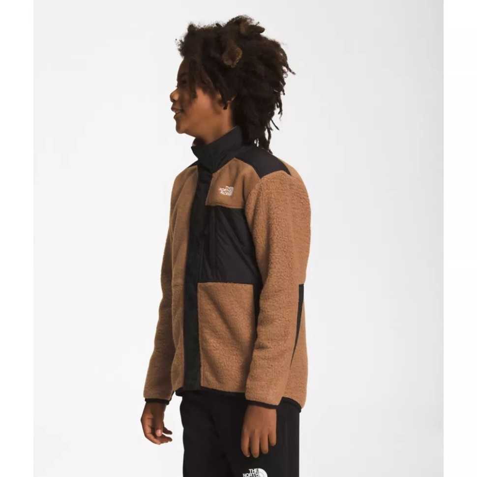 جاكيت فورست للأولاد من نورث فيس لون بني محمص