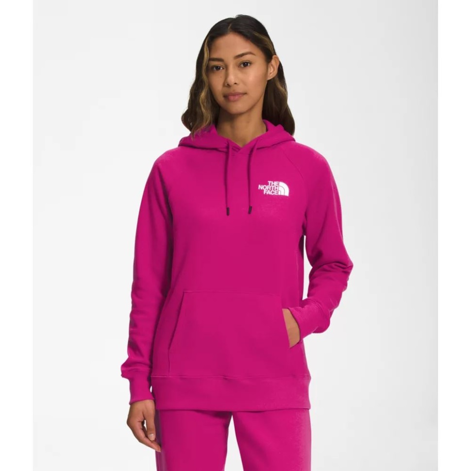 The North Face Fuschia Pink Women Box Nse السترة هوديي