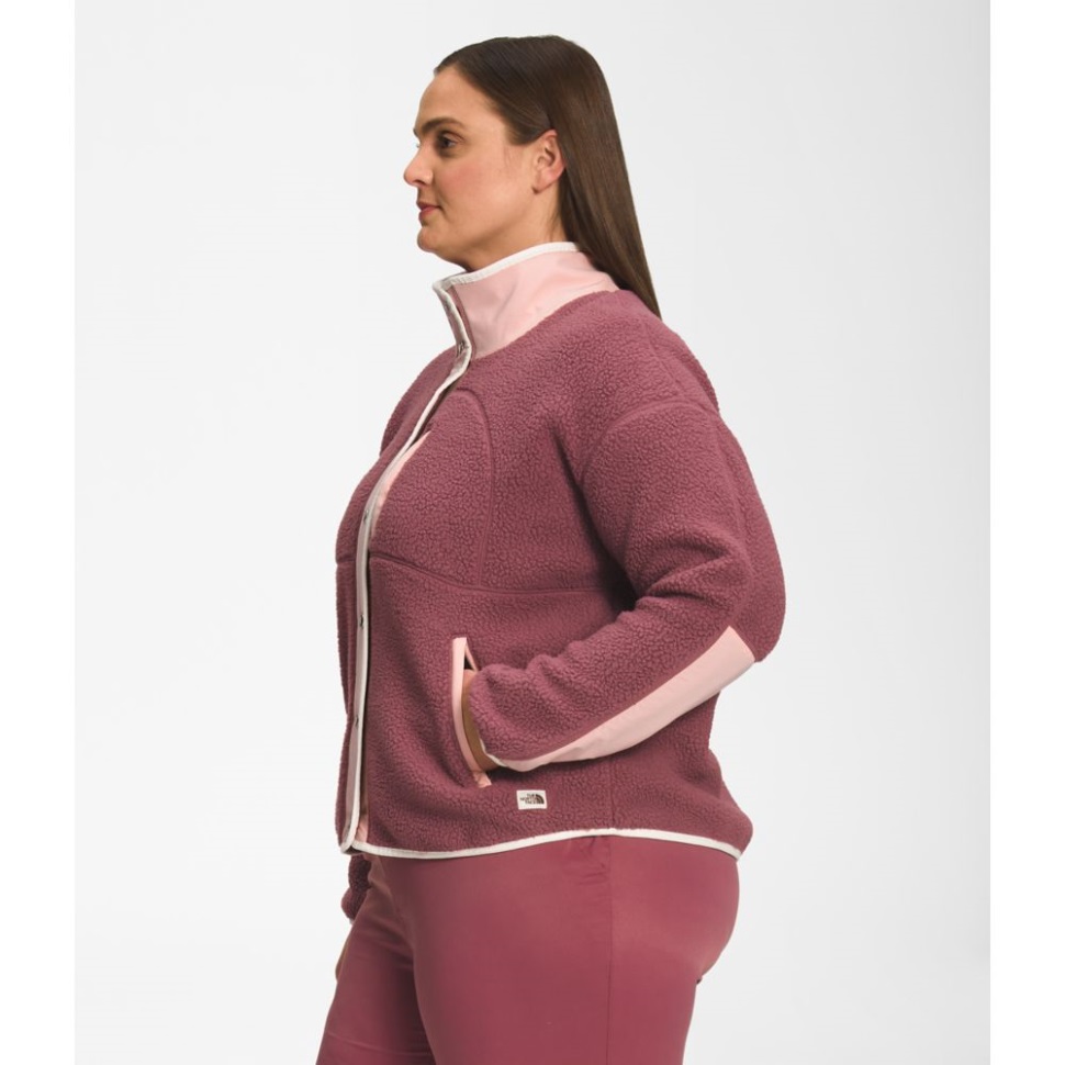 المرأة الزنجبيل الوجه الشمالي بالإضافة إلى سترة الصوف كراجمونت