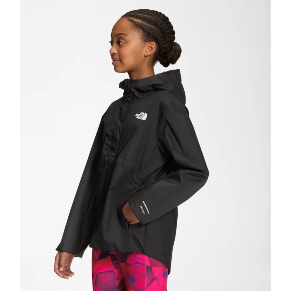 الشمال وجه بنات انتورا جاكيت مطر اسود