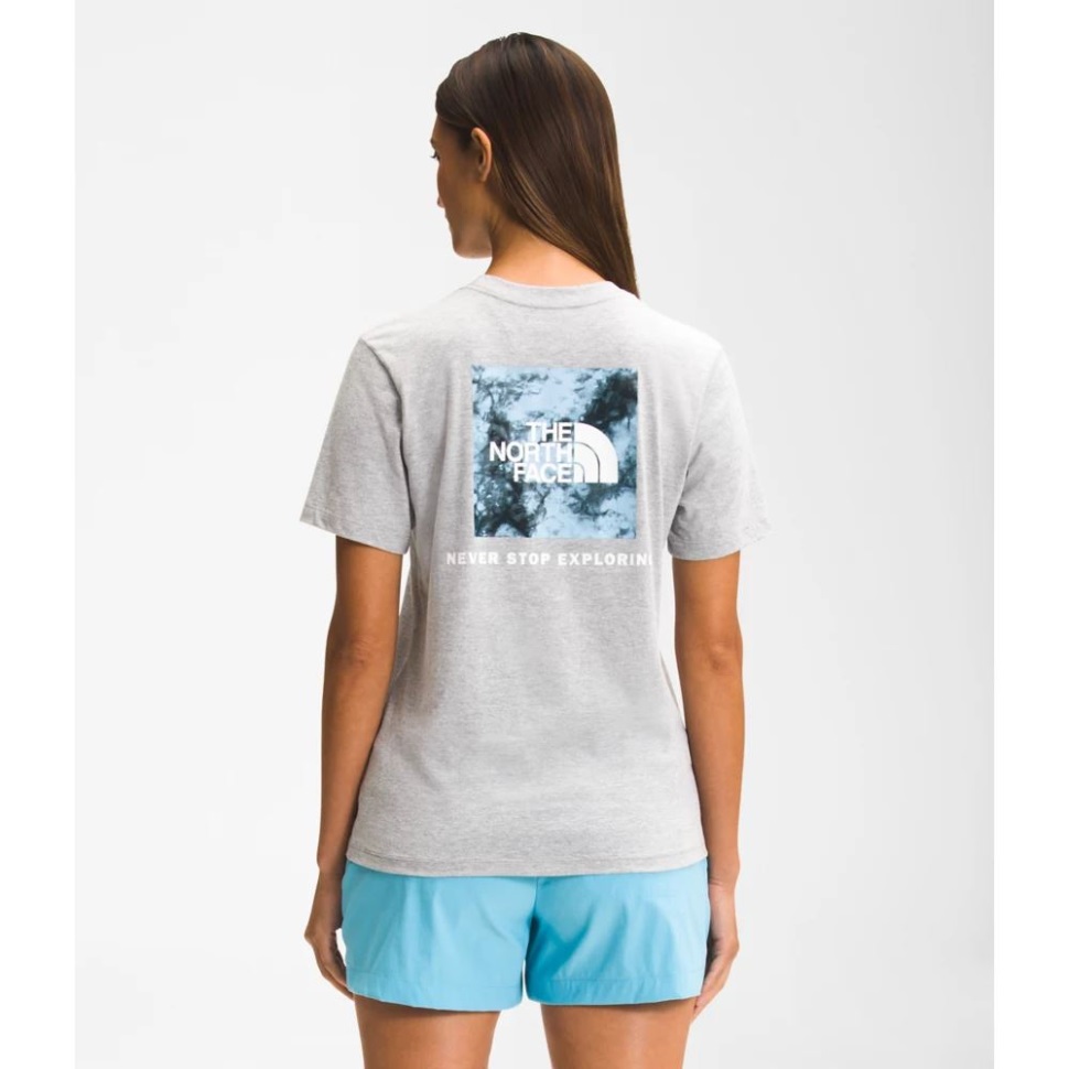 Nse تي شيرت قصير الأكمام مربع المرأة الشمالية الوجه