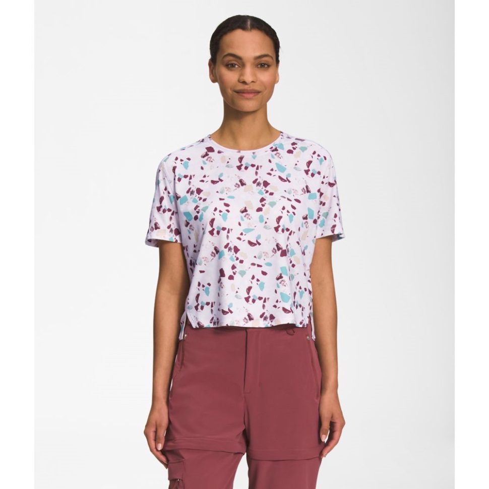 المرأة ضباب الخزامى وجه الشمال طبعت Dawndream استرخاء كم قصير