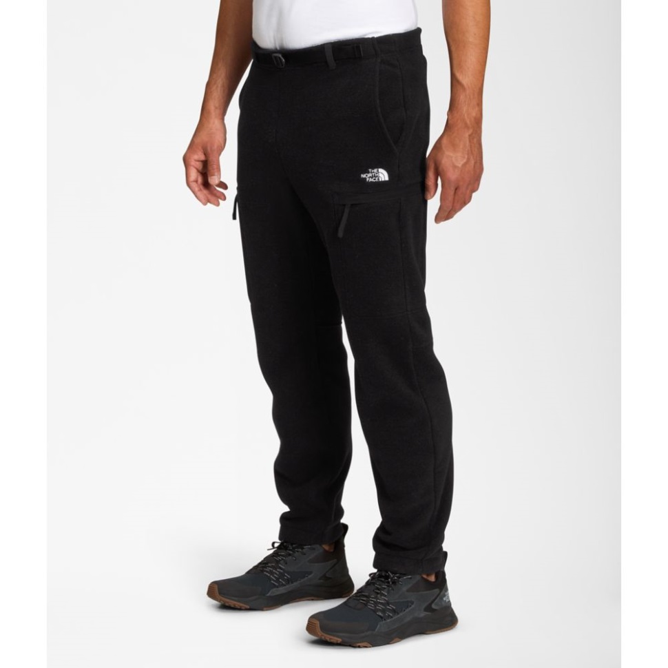 الشمال وجه الرجال جبال الألب Polartec 200 سروال أسود