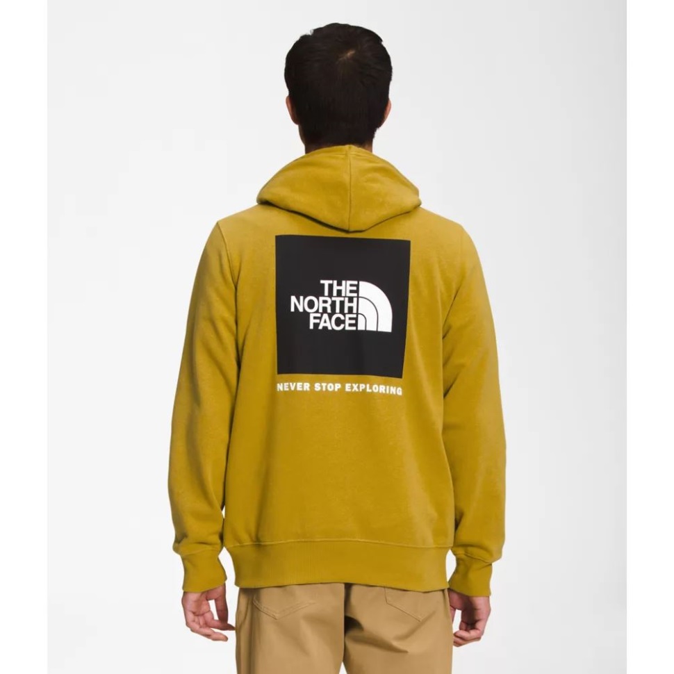 The North Face Men Box Nse كنزة بغطاء للرأس من الذهب المعدني