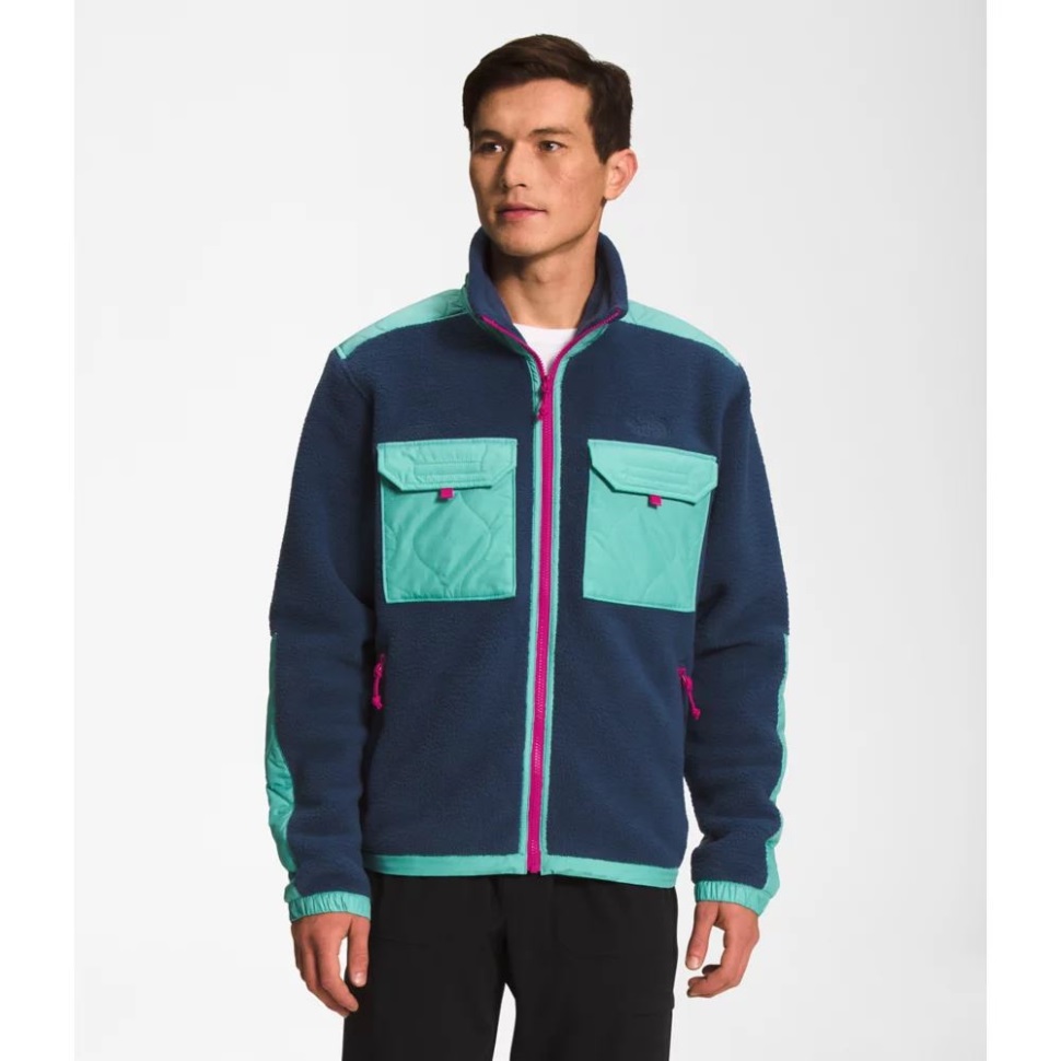 الرجال الوجه الشمالي القوس الملكي الكامل البريدي سترة قمة البحرية